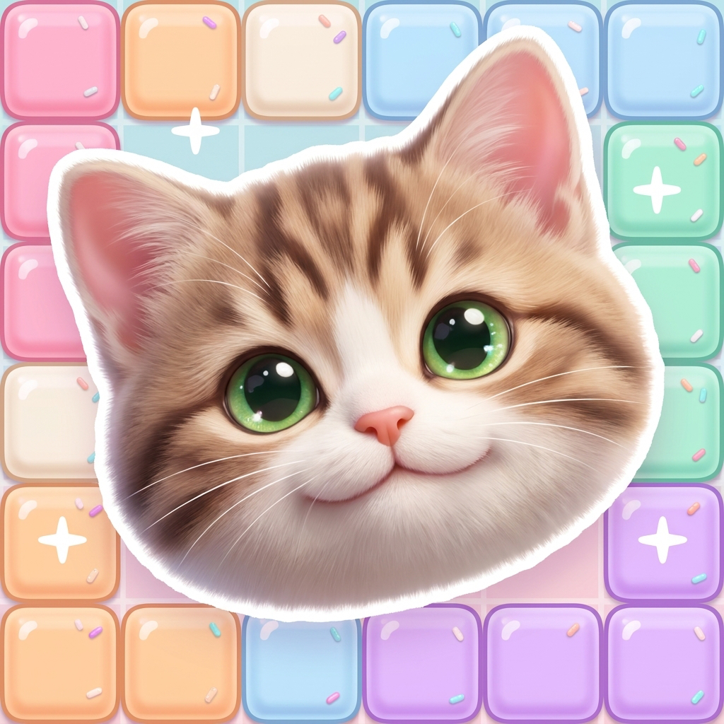Meow Block Pop Icon